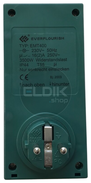 409308 Analoge schakelklok outdoor