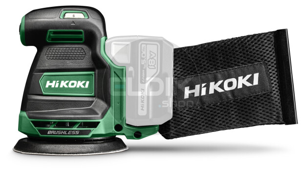 Hikoki SV1813DAW4Z Accu excenter schuurmachine - 18 V -125 mm / Exclusief accu's en lader