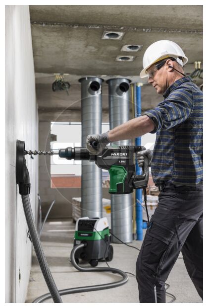 Hikoki DH45MAWSZ SDS-Max boor- en breekhamer - 9,4 kg / 45 mm / 1.400 W / 11.3J - In kunststof koffer