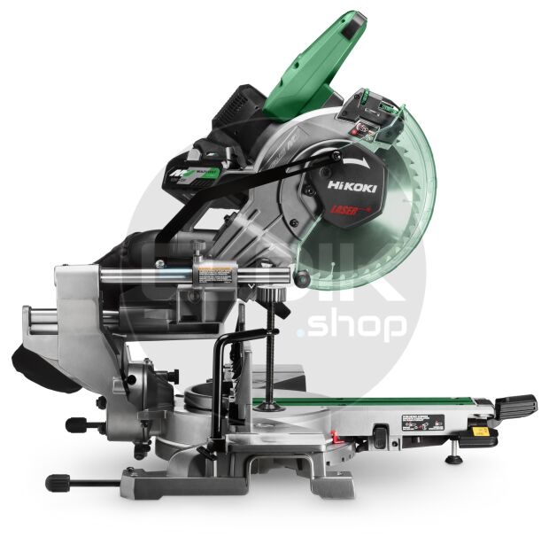 Hikoki C3610DRAW4WZ Accu afkortzaag  36V / 255 mm met onderstel | Exclusief lader en accu's