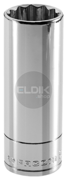 Facom S.1P1/8LA Lange Dop 1/2 - 12 kant - 1.1/8" Inch