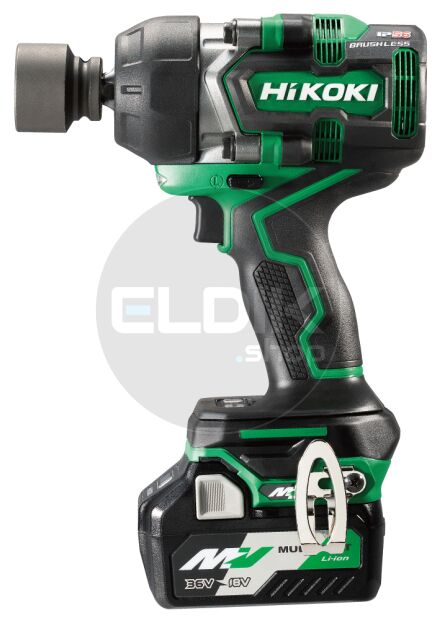 Hikoki WR36DEWRZ Accu slagmoersleutel - 36 V / 2 x 2.5Ah / 770 Nm / 1/2" - HSC II koffer + krachtdoppenset
