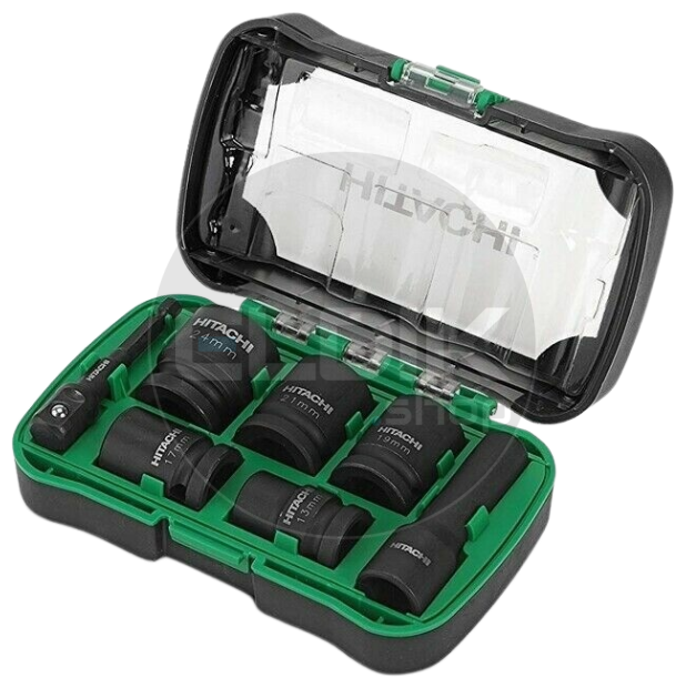 Hikoki WR36DEWRZ Accu slagmoersleutel - 36 V / 2 x 2.5Ah / 770 Nm / 1/2" - HSC II koffer + krachtdoppenset