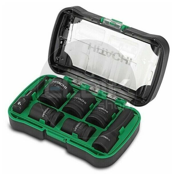 Hikoki WR36DEWRZ Accu slagmoersleutel - 36 V / 2 x 2.5Ah / 770 Nm / 1/2" - HSC II koffer + krachtdoppenset