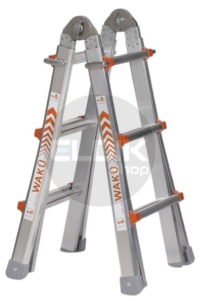 Waku 100 Telescoopladder 4x3 - 1413800100
