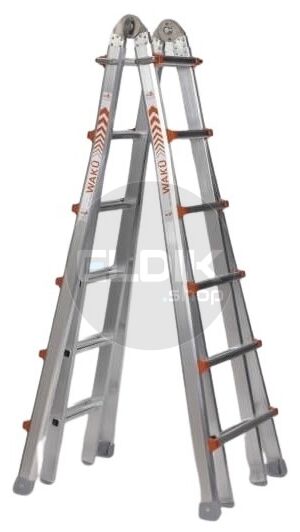 Waku 103 Telescoopladder 4x6 - 1413800103