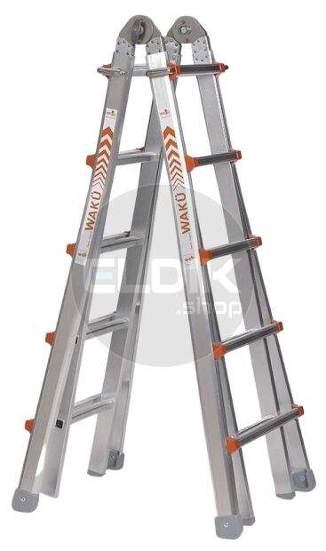 Waku 102 Telescoopladder 4x5 - 1413800102