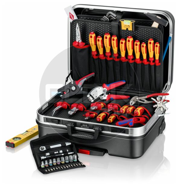 Knipex BIG Basic Move 68 Delige Gevulde Gereedschapskoffer - Elektra - 00 21 06