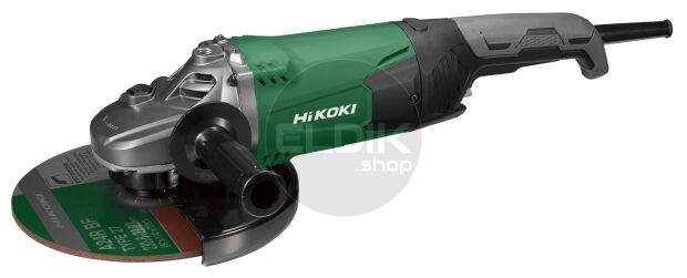 Hikoki G23SW2W7Z Haakse slijpmachine - 230 mm / 2.200 W met diamantzaagblad