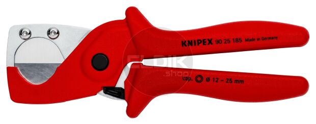 Knipex 90 25 185 Pijpensnijder voor kunststof-composietbuizen van taai, glasvezelversterkte kunststof 185 mm