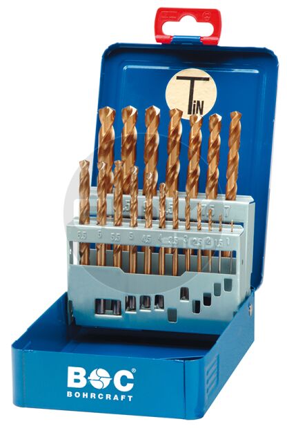 Bohrcraft MT10 Metaalboorset Tin 1,0 - 10,0 x 0,5 | 19-delig - 11301310019
