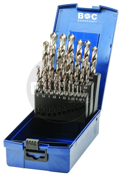 Bohrcraft KG13 Metaalboorset 1,0 - 13,0 x 0,5 | 25-delig - 11201330025