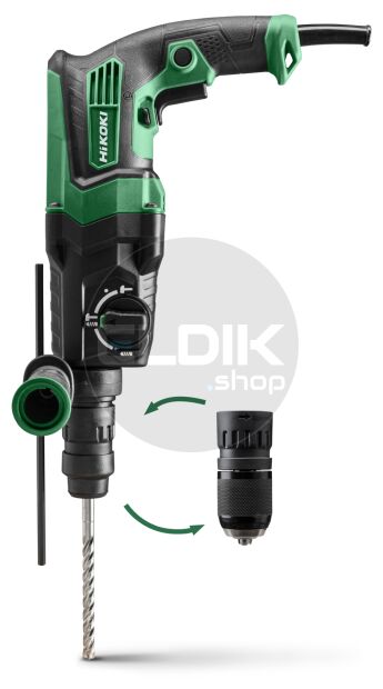 Hikoki DH26PMCWSZ Boor-breekhamer - 26 mm / 830 W / 2,9 Joule