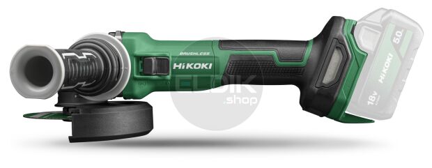 Hikoki G1813DEW2Z Accu haakse slijpmachine - 18V / 125 mm - Exclusief lader en accu's- In HSC III koffer