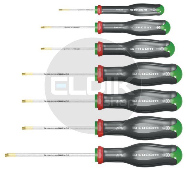 Facom ATXR.J7PB 7 Delige Torx® / Resistorx® Schroevendraaiers