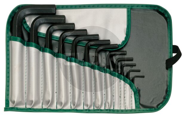 Heyco 1340-10-MM Stiftsleutelset 10-delig in foudraal - 01340725530