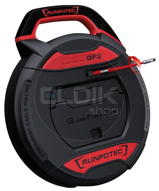 Runpotec 90010197 RUNPO GF3 Glasvezeltrekveer Ø 3mm zonder lengtemeter 30m