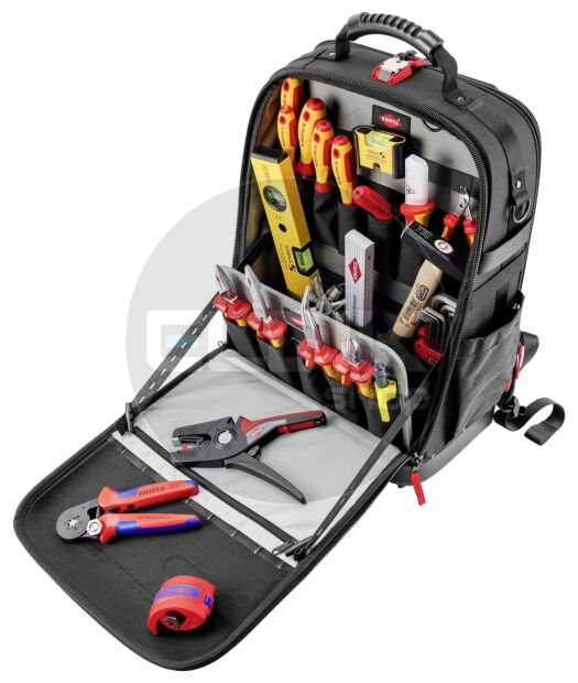 Knipex 00 21 50 E 22 Delige Gevulde Gereedschapsrugzak X18 - Elektro
