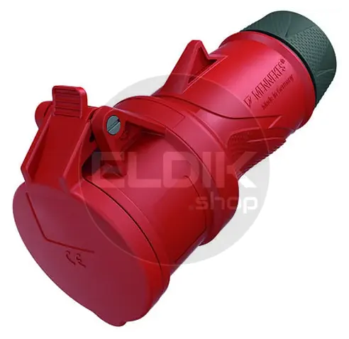 Mennekes PowerTOP® Xtra S CEE contrastekker 32A 5P 6H 400V SafeCont.schroefloos IP54 - 14523 5-polig