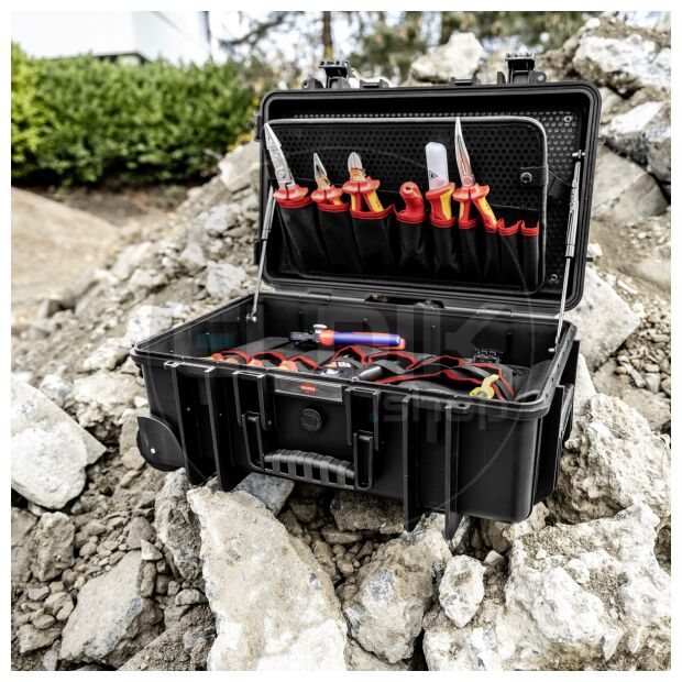 Knipex Robust26 Move 22 Delige Gevulde Gereedschapskoffer - Elektra - 00 21 33 E