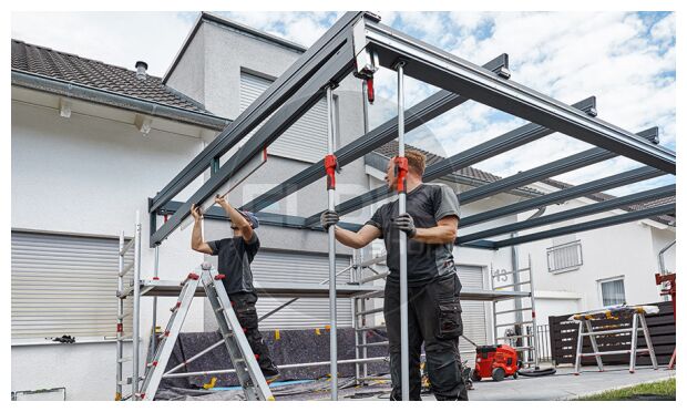 Bessey STE370 Plafond- en montagesteun 2070-3700 mm