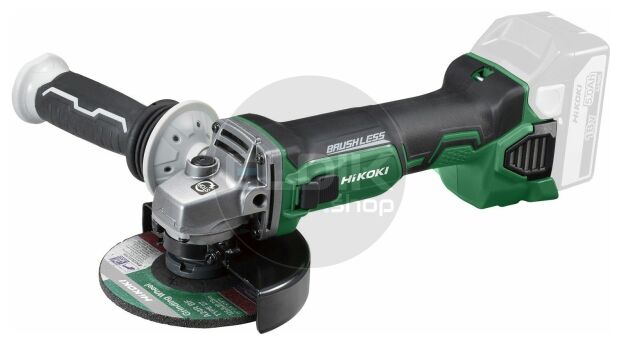 Hikoki G18DBL Accu haakse slijpmachine - 18 V / 125 mm - Exclusief lader en accu's