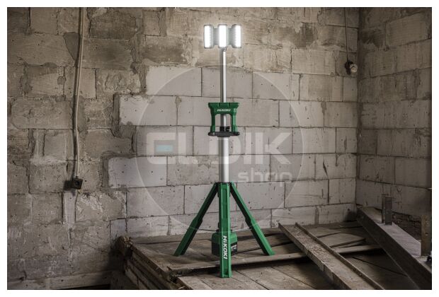 Hikoki UB18DGW4Z Accu statief bouwlamp - 18V - Exclusief lader en accu's