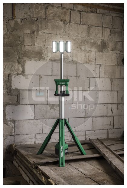Hikoki UB18DGW4Z Accu statief bouwlamp - 18V - Exclusief lader en accu's