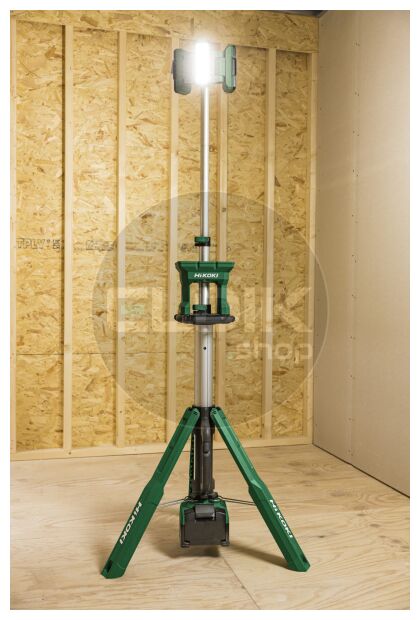 Hikoki UB18DGW4Z Accu statief bouwlamp - 18V - Exclusief lader en accu's