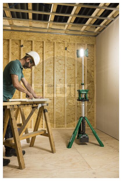 Hikoki UB18DGW4Z Accu statief bouwlamp - 18V - Exclusief lader en accu's
