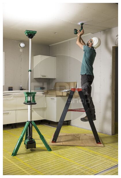 Hikoki UB18DGW4Z Accu statief bouwlamp - 18V - Exclusief lader en accu's