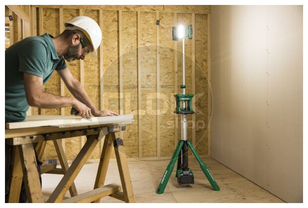 Hikoki UB18DGW4Z Accu statief bouwlamp - 18V - Exclusief lader en accu's