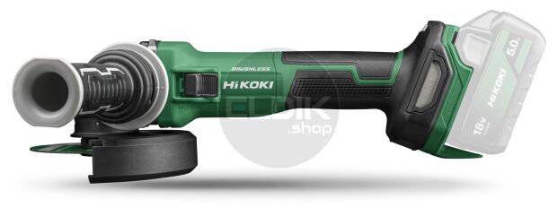 Hikoki G1813DVEW2Z Accu haakse slijpmachine- 18V / 125 mm - Exclusief lader en accu's- In HSC III koffer