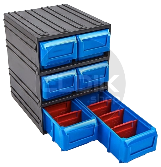 Tayg 300/6 Bakkenkast 6-delig - kunststof - 245 x 291 x 321 mm - 350009