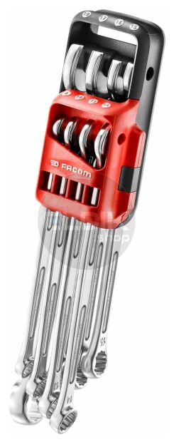 Facom 440XL.JP8PB 8 Delige Ringsteeksleutelset Extra Lang