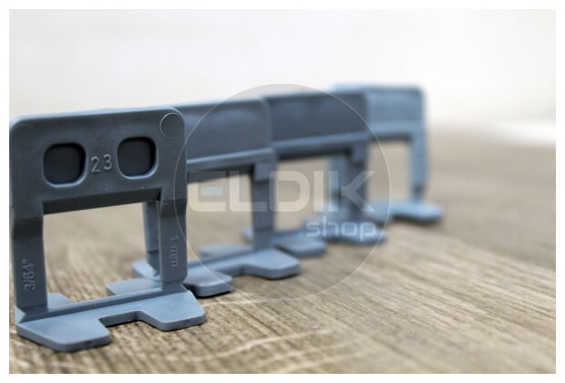 Tayg 913938 Tegel nivelleer clips voegbreedte 1,5mm | voor tegels 3-12 mm dik | 500 stuks