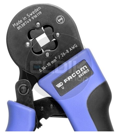 Facom Serkan 360 Krimptang voor Adereindhulzen 0,14 - 10 MM - 985905PB