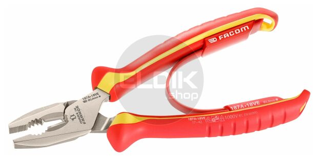 Facom 187A.18VE VDE Combinatietang 185 mm