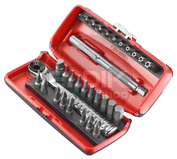 Facom R.PEJ31PB 31 Delige Bitset met Compacte Ratel en Bithouder 1/4"