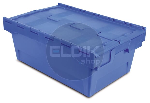 Tayg 6424-T Eurobox met Deksel L600 × B400 × H240 mm - Blauw - 265006