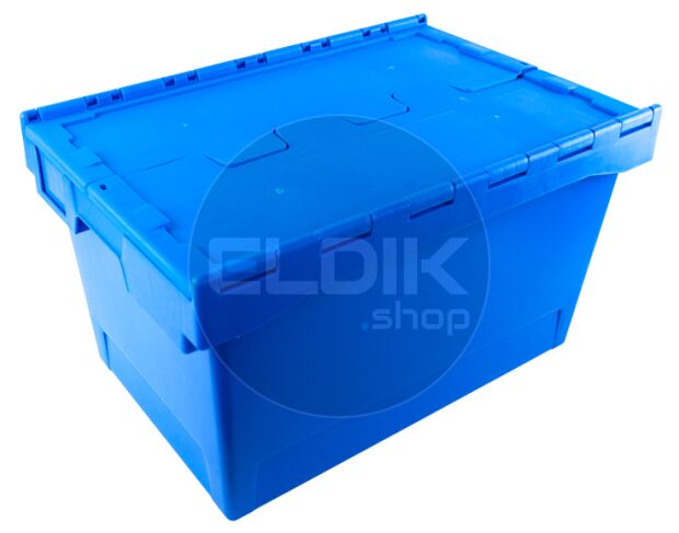 Tayg 6434-T Eurobox met Deksel L600 × B400 × H340 mm - Blauw - 266003