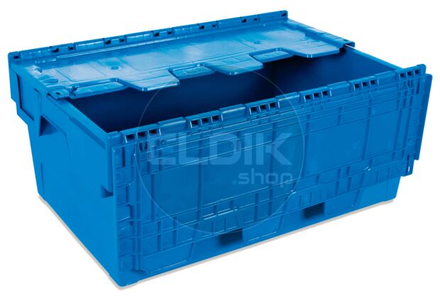 Tayg 6424-T Eurobox met Deksel L600 × B400 × H240 mm - Blauw - 265006