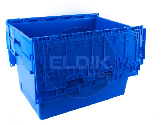 Tayg 6444-T Eurobox met Deksel L600 × B400 × H440 mm - Blauw - 267000
