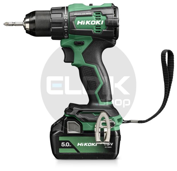 Hikoki DS18DEWFZ Accu boor-schroefmachine - 18 V / 70 Nm - Inclusief 2 x 5.0 Ah accu's en lader - HSC II koffer