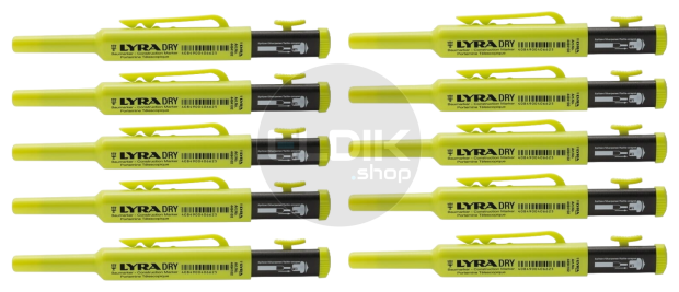 Lyra 4494102/10 10 x DRY markeerpotlood (2B)