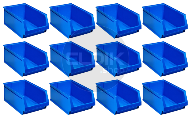 Tayg 58 12 x Magazijn Stapelbak L500 × B303 × H200 mm blauw - 258022/12
