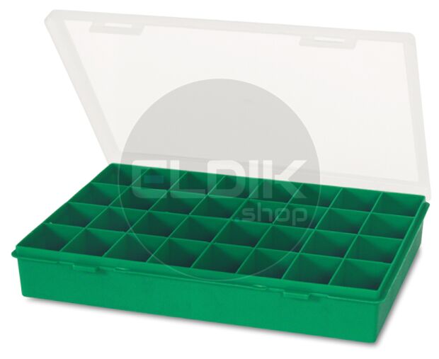 Tayg 13-32 Assortimentsdoos L330 x B247 x H54 mm - Groen - 070105
