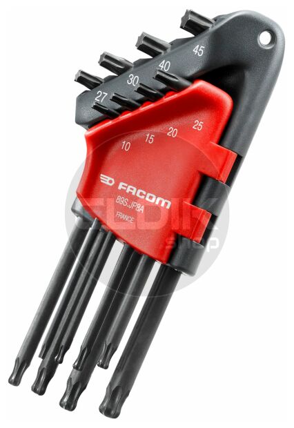 Facom 89S.JP8A 8 Delige Lange Torx Stiftsleutelset met Kogelkop