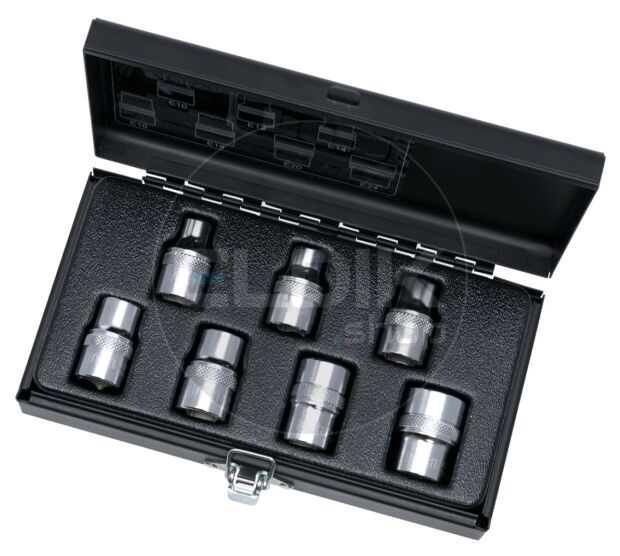 Polar 5090-1207 7 Delige E-Torx Doppenset 1/2"