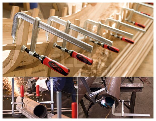 Bessey GZ80 Geheel stalen lijmtang 800mm